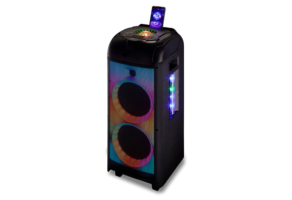 360° Portable Bluetooth Speaker With LED Party Lighting – Sharper