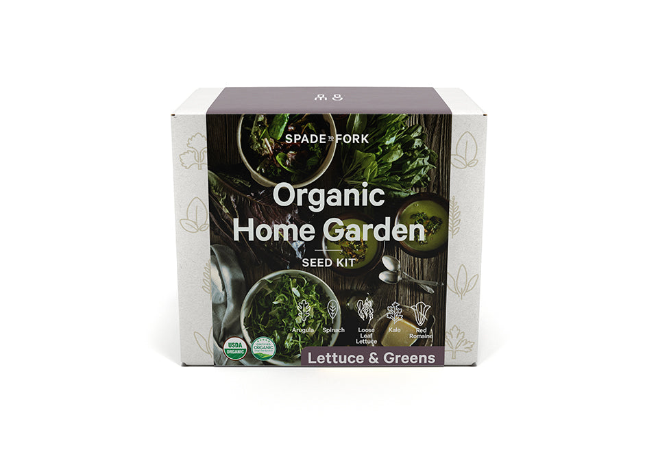 organic garden seed kit Organic Lettuce & Greens Seed Kit
