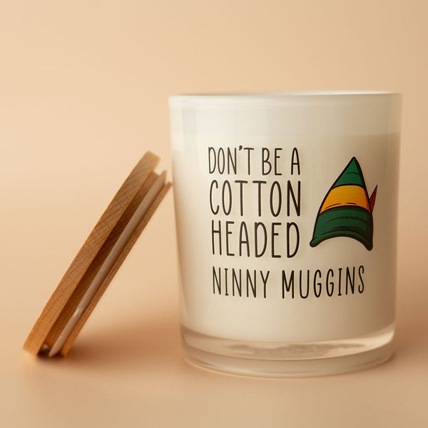 Christmas Printed Candle - Cotton Headed Ninny