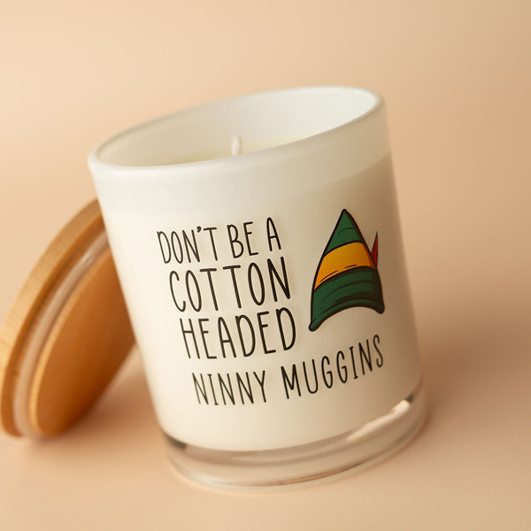 Christmas Printed Candle - Cotton Headed Ninny