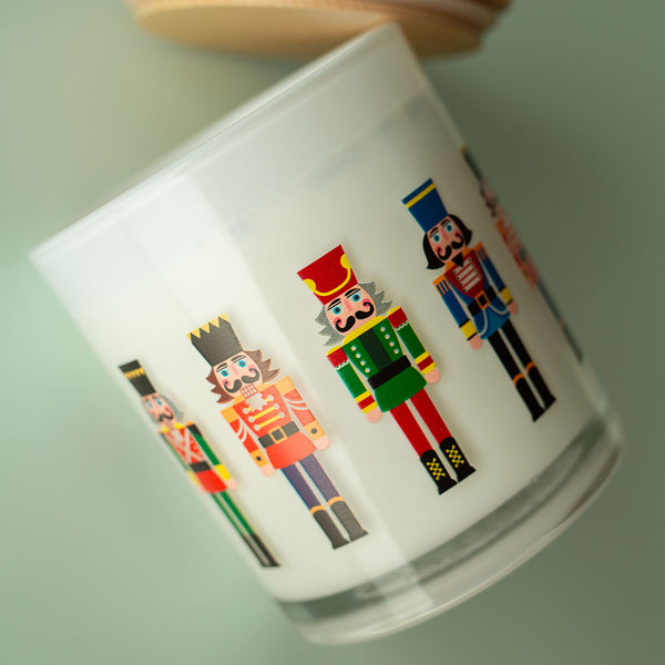 Christmas Printed Candle - Nutcracker Wrap