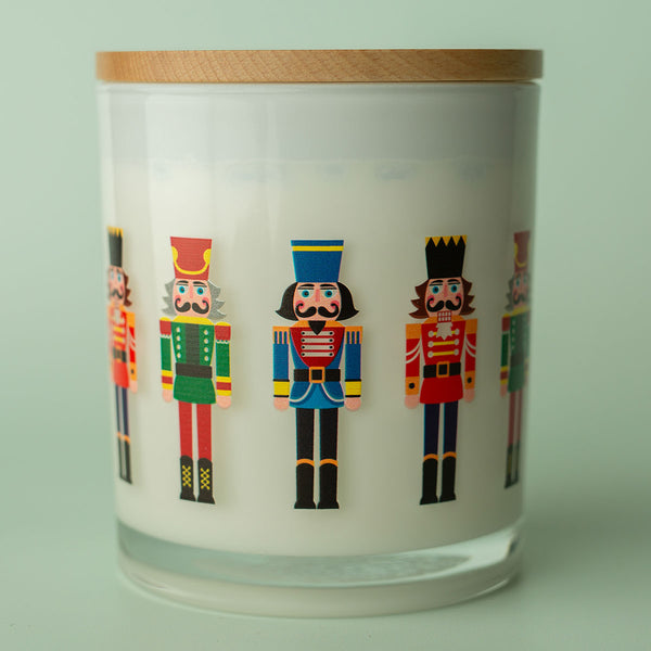 Christmas Printed Candle - Nutcracker Wrap