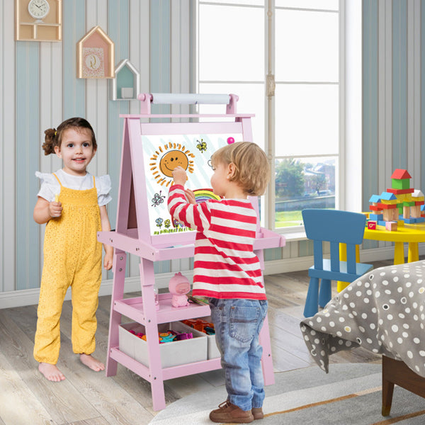3-in-1 Kids Double-Sided Art Easel