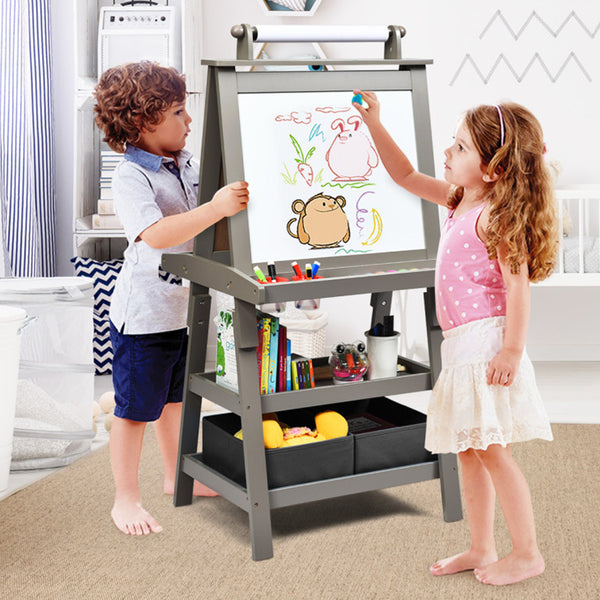 3-in-1 Kids Double-Sided Art Easel