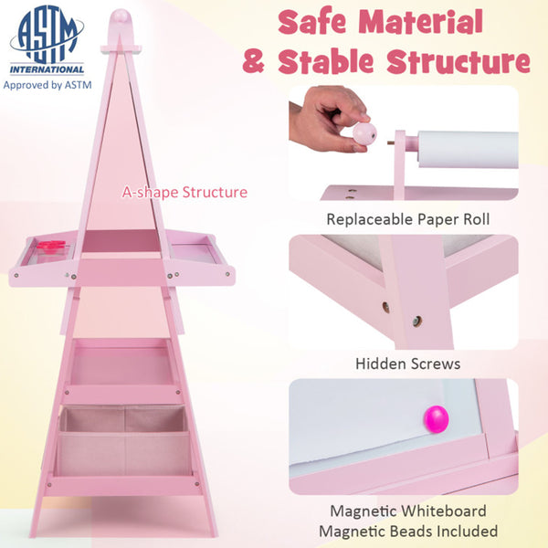 3-in-1 Kids Double-Sided Art Easel