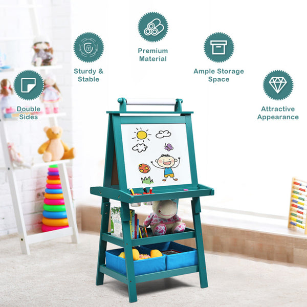3-in-1 Kids Double-Sided Art Easel