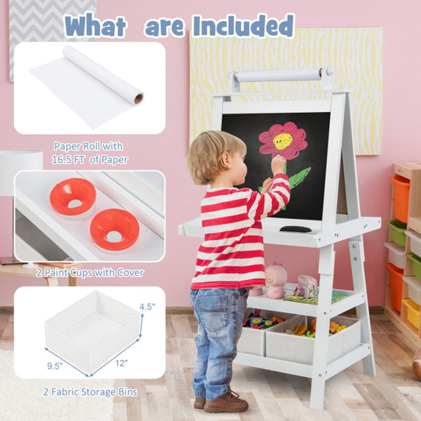 3-in-1 Kids Double-Sided Art Easel