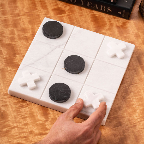 Marble Tic Tac Toe Set