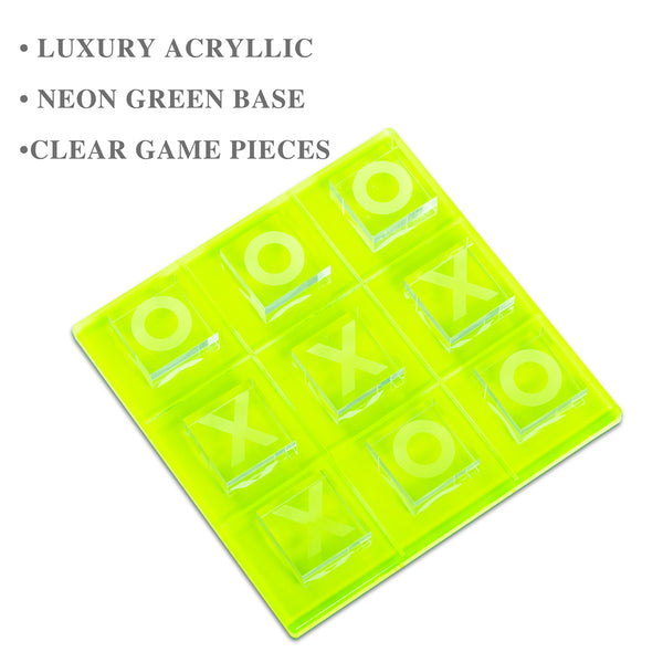 Acrylic Tic Tac Toe Set