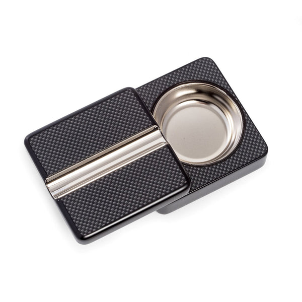 Pivot Design Carbon Fiber Single Cigar Ashtray