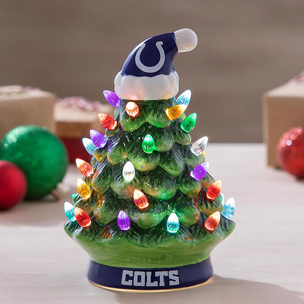 8'' NFL LED Ceramic Christmas Tree