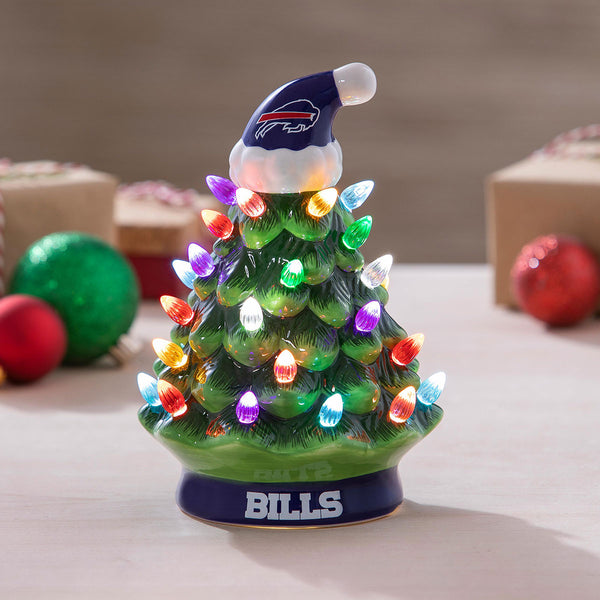 8'' NFL LED Ceramic Christmas Tree