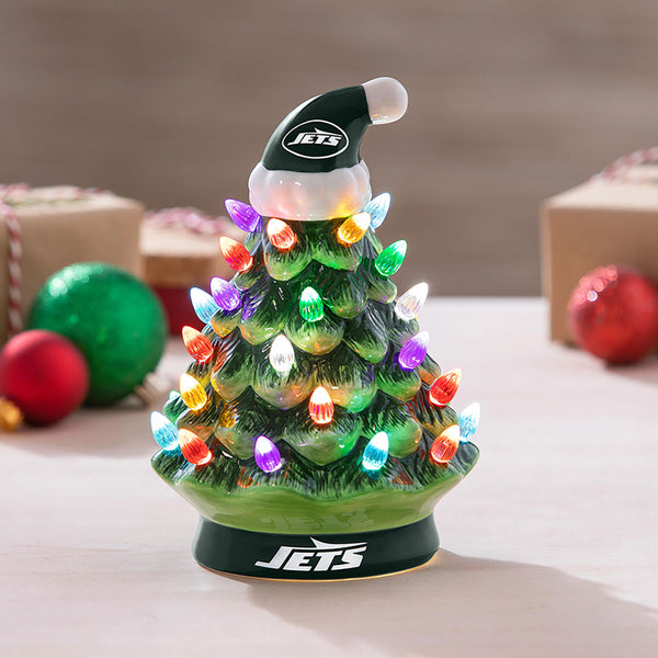 8'' NFL LED Ceramic Christmas Tree