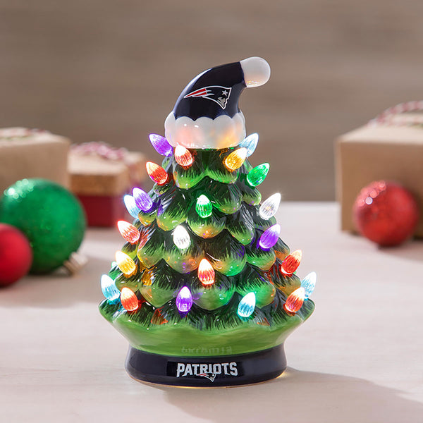 8'' NFL LED Ceramic Christmas Tree