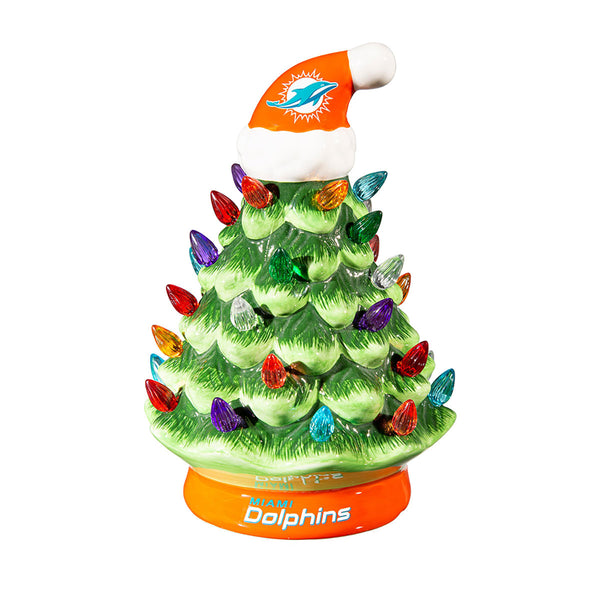 8'' NFL LED Ceramic Christmas Tree