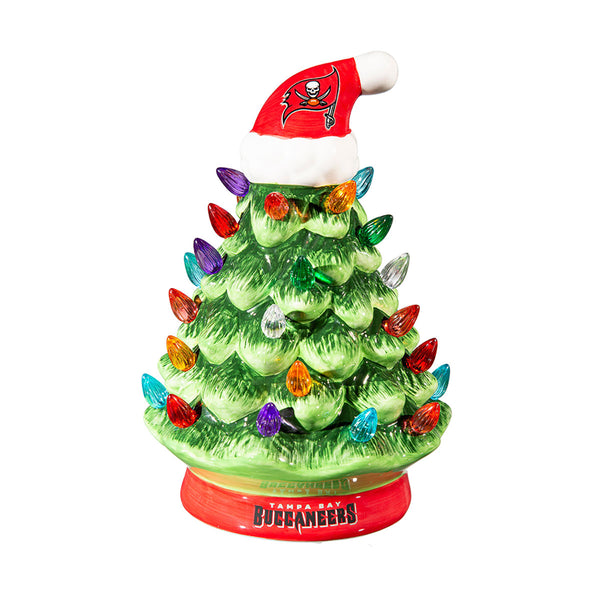 8'' NFL LED Ceramic Christmas Tree