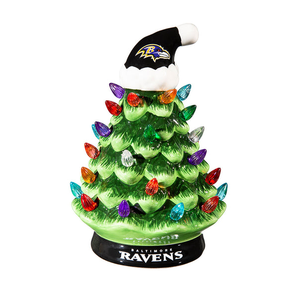 8'' NFL LED Ceramic Christmas Tree