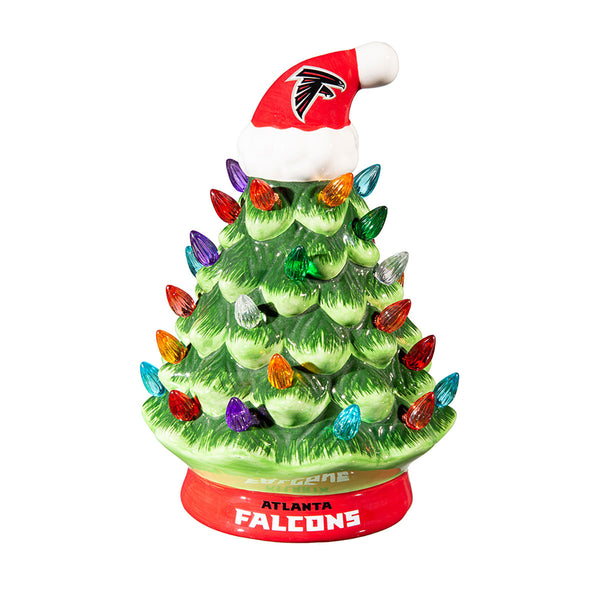 8'' NFL LED Ceramic Christmas Tree