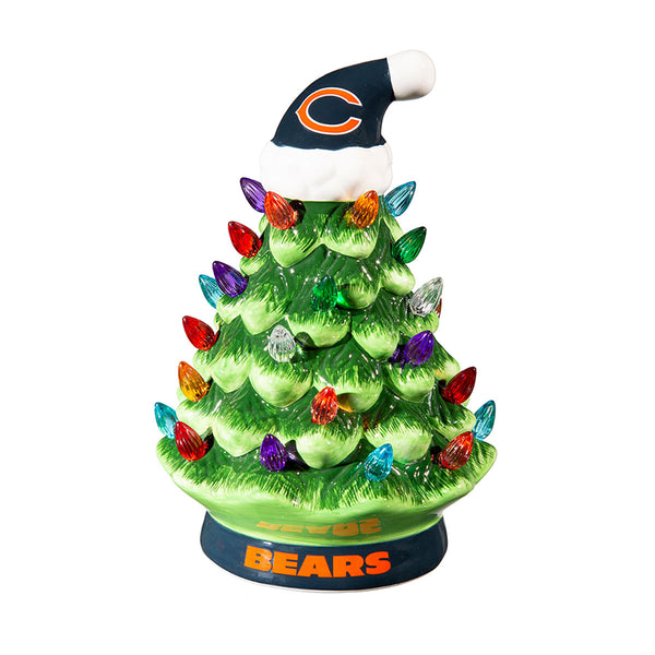 8'' NFL LED Ceramic Christmas Tree