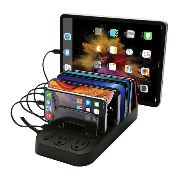 8 Device Charging Station with Cables