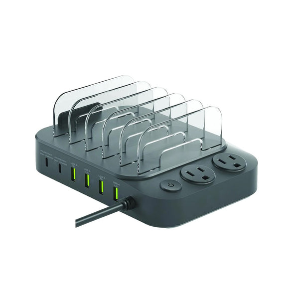 8 Device Charging Station with Cables