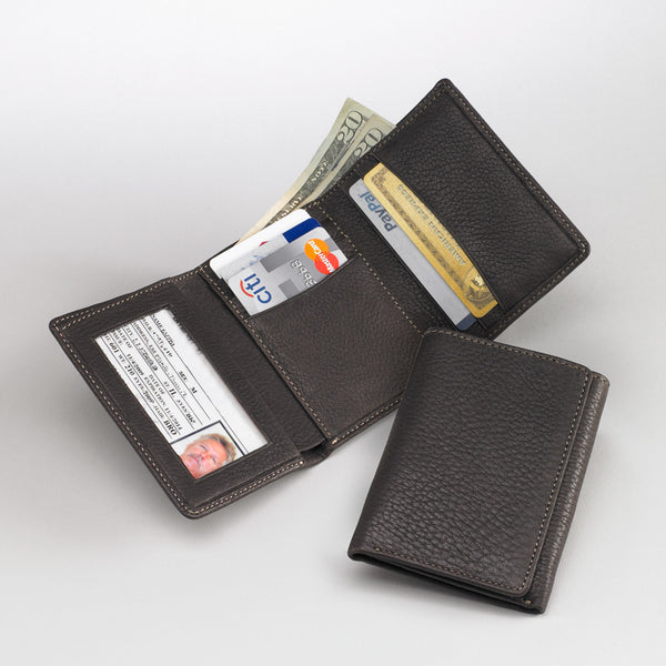 Men's Deerskin Trifold Wallet – Sharper Image