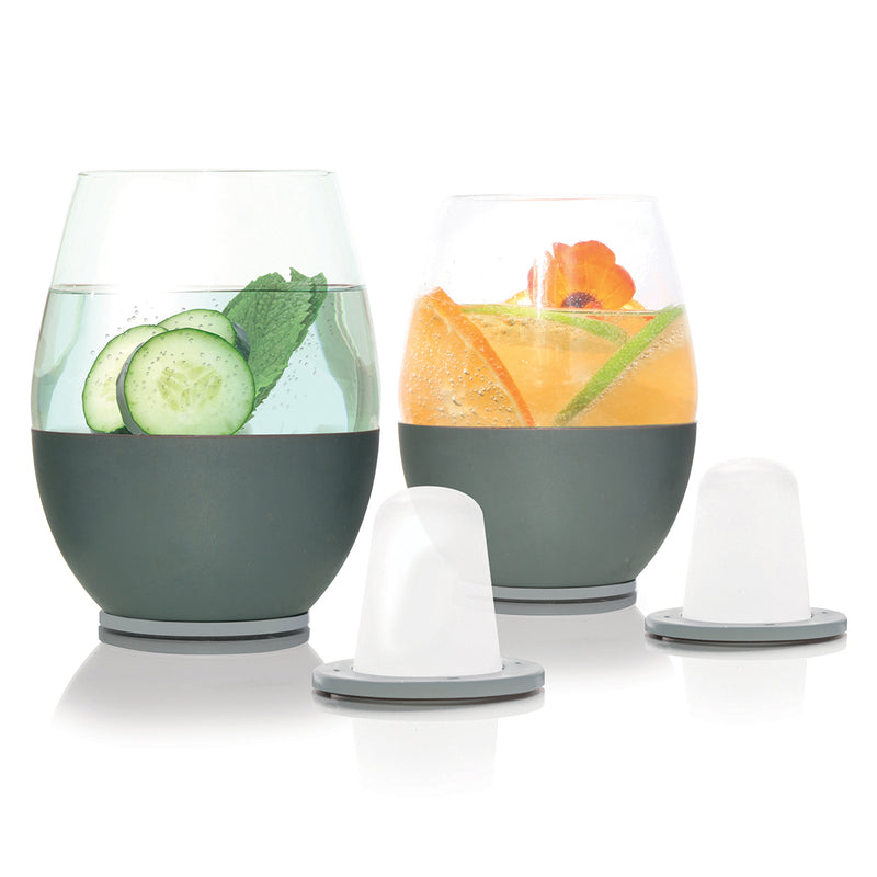 The First Self Chilling Glassware (Set of 2) - Set of 2 - Pint