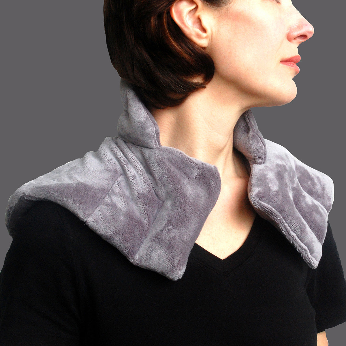 Heated Neck and Shoulder Wrap | Aromatherapy Heat Wrap | Sharper Image