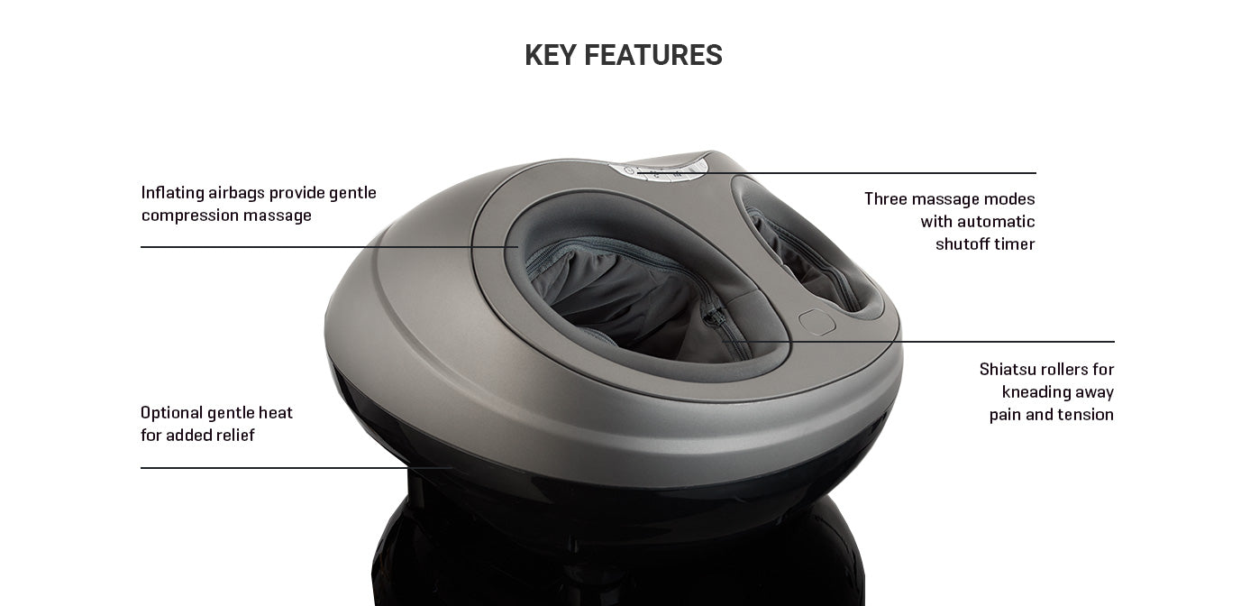 Shiatsu Foot Massager | Deep Kneading Relief | Sharper Image Shiatsu Foot Massager | Deep Kneading Relief | Sharper Image