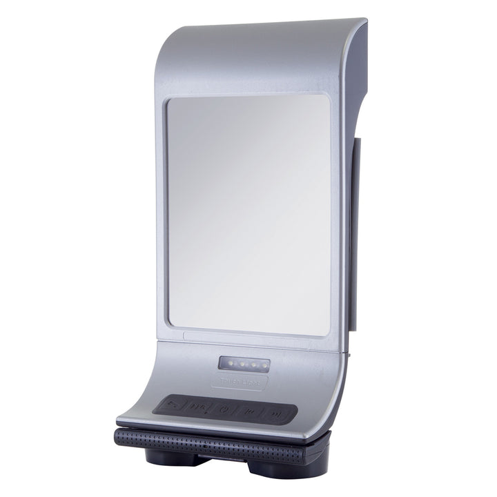 Fog-Free Shower Mirror and Bluetooth Speaker