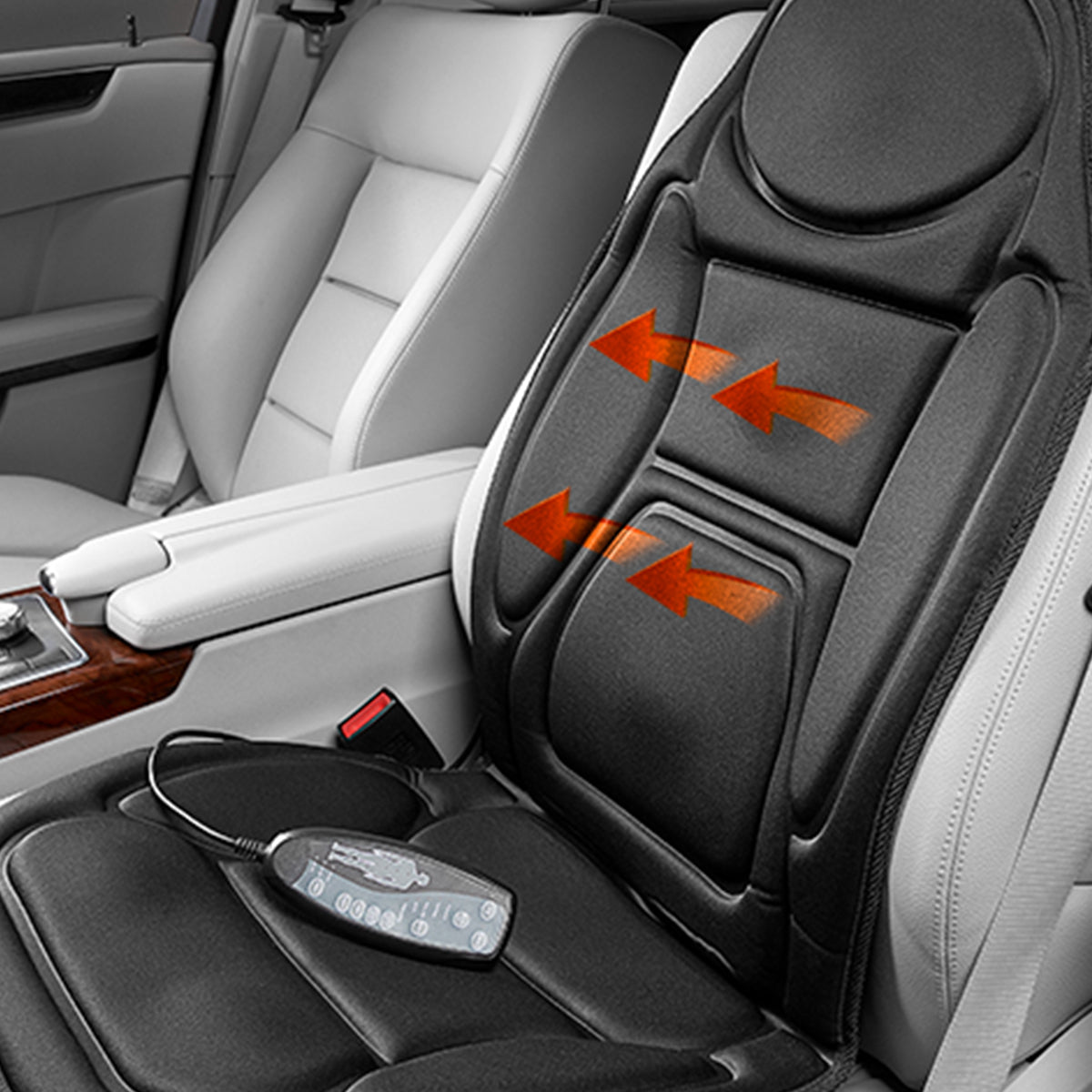 Car Cushion with Massage and Heat by Sharper Image Car Cushion with Massage and Heat by Sharper Image