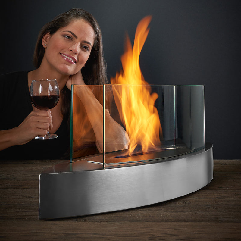 Tabletop Fireplace by Specialty Retailer - Black