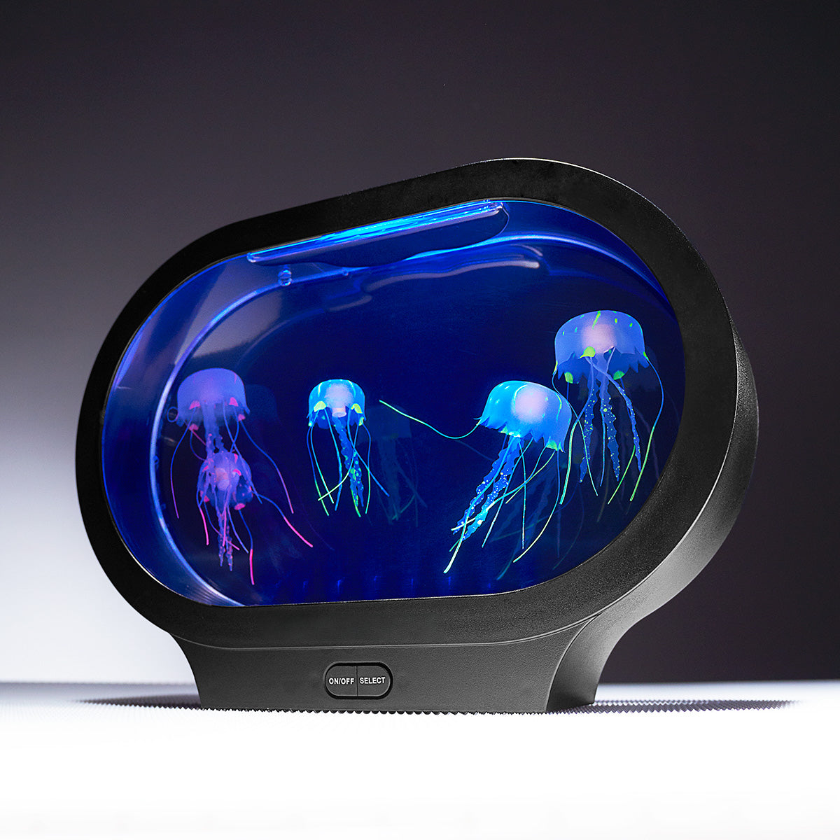 colorful fish tank led light jellyfish aquarium lamp water box Sharper Image Fantasy Jellyfish Aquarium