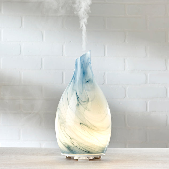 Sand-Blasted Glass Ultrasonic Aromatherapy Diffuser by Sharper Image