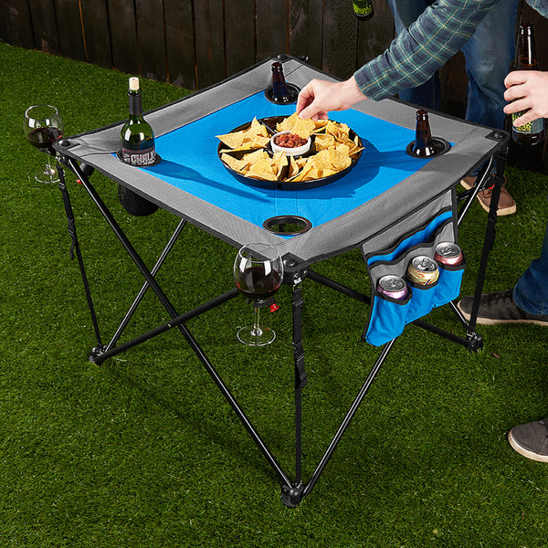 Folding Pop-Up Tailgate Table | Pop-up Tailgate Table | Sharper Image