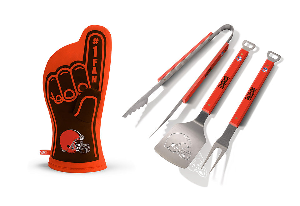 YouTheFan NFL Cleveland Browns Spatule de barbecue en acier inoxydable avec décapsuleur YouTheFan NFL Cleveland Browns Spatule de barbecue en acier inoxydable avec décapsuleur