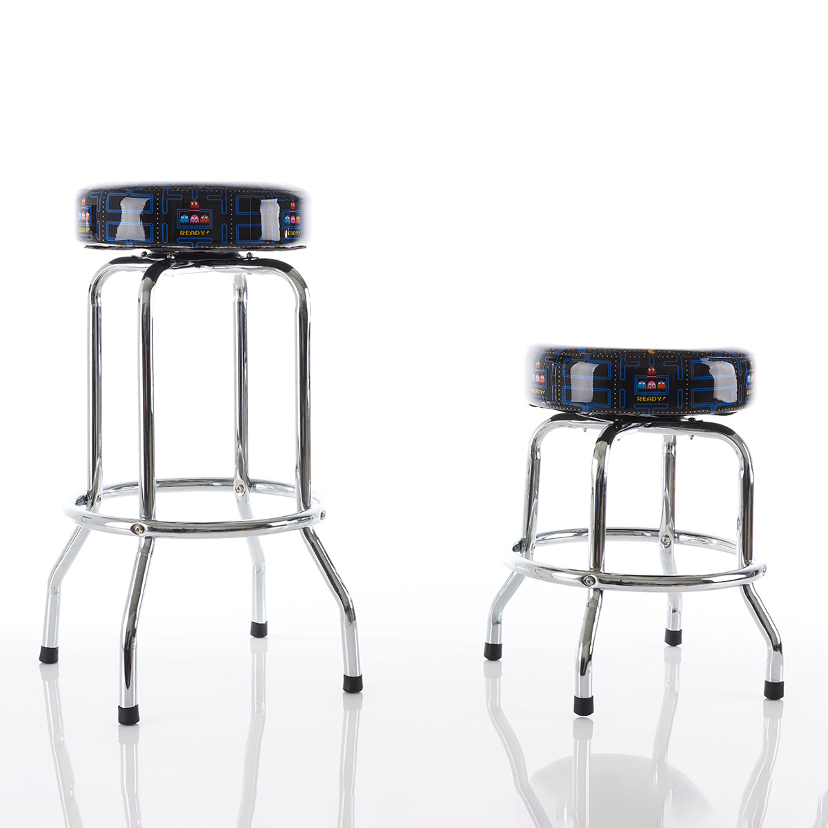 Pac-Man Swivel Stool – Sharper Image