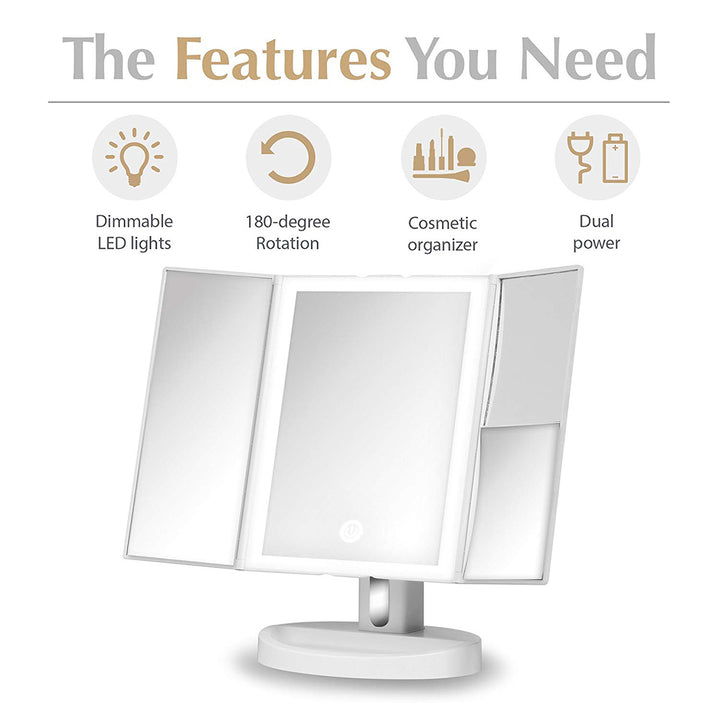 Premium Multiple Magnification Vanity Mirror