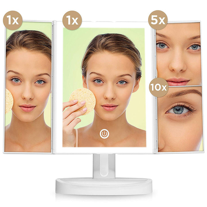 Premium Multiple Magnification Vanity Mirror