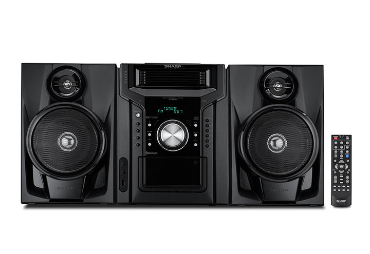 Sharp® CD-BH950 5-Disc Mini Shelf Speaker System with Cassette and Bluetooth