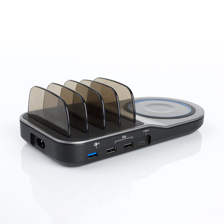 2-in-1 USB Charging Station by Sharper Image