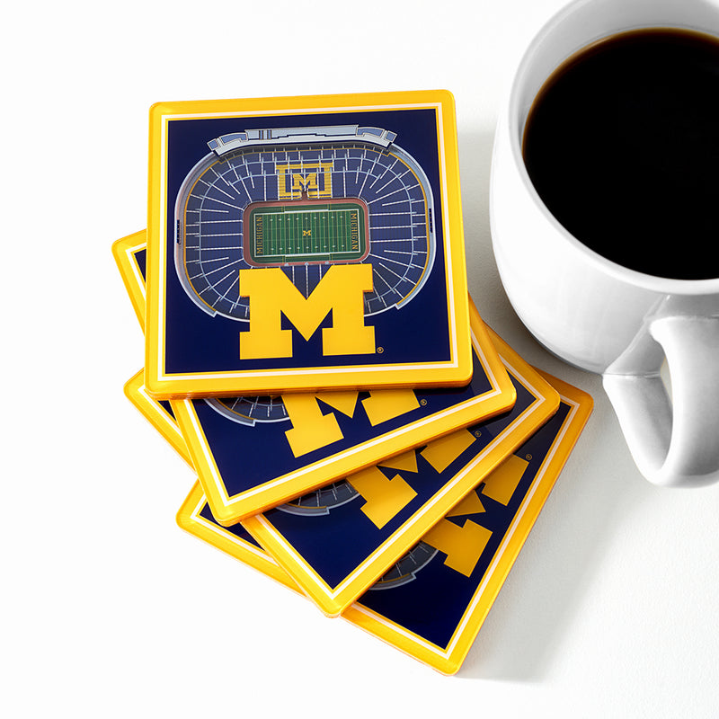 NCAA 3D Stadium Coasters - Mississippi Rebels (Set of 4)