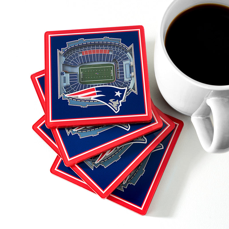 NFL 3D Stadium Coasters - New Orleans Saints (Set of 4)