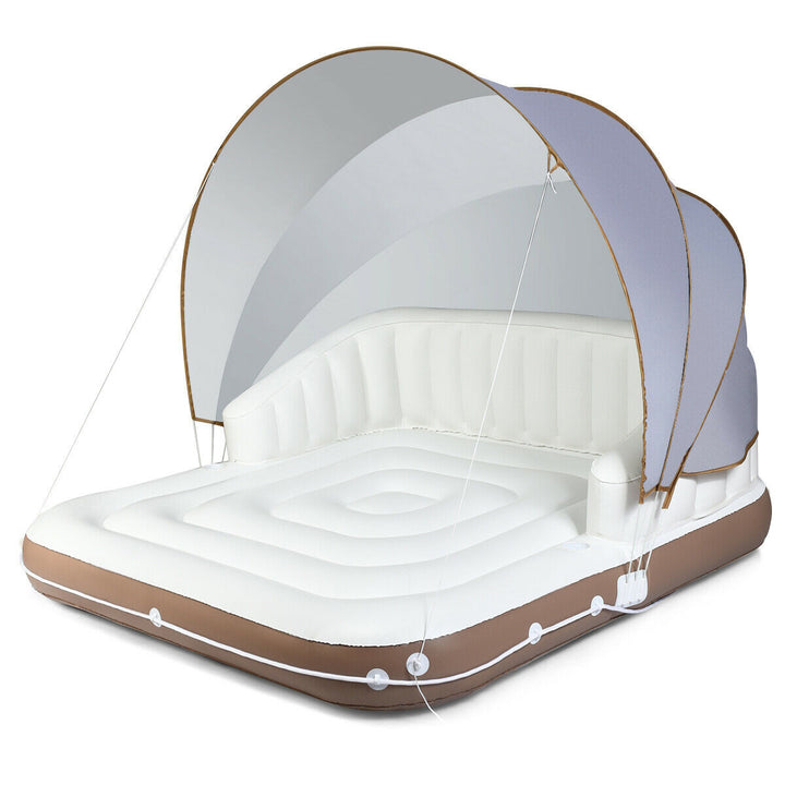 Floating Pool Lounge with Canopy