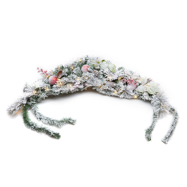 Pre-Lit Mailbox Wreath