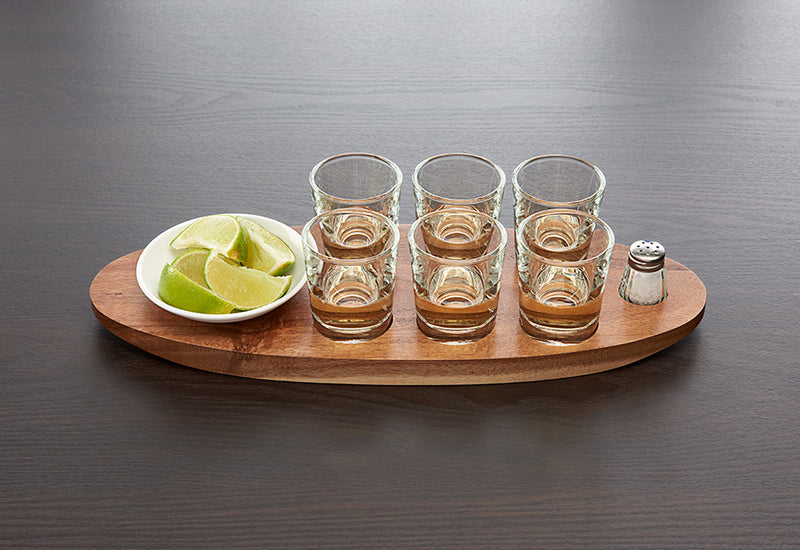 Deluxe Shot Glass Tray Set