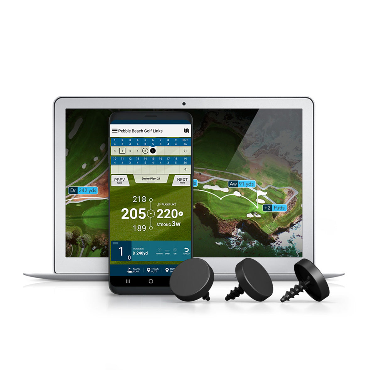 GPS Golf Club Sensors (Set of 15) – Sharper Image