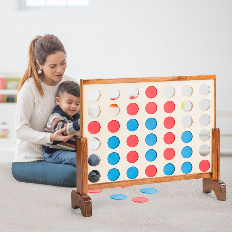 Giant 4-in-A-Row Game - Wooden