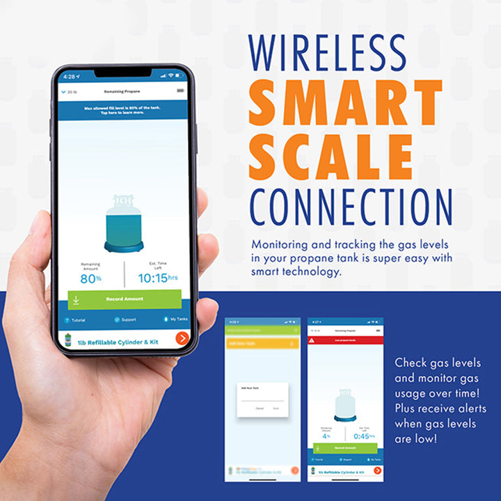 Smart Wireless Propane Scale