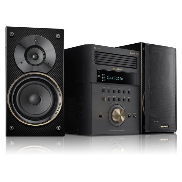 Sharp Compact Bluetooth CD Stereo | 5-Disc Changer | Sharper Image